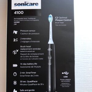 Philips Sonicare 4100 Black Electric Toothbrush